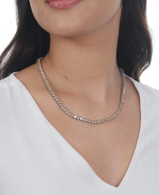 Riviera Champagne três pontas - Cravejada com zircônias