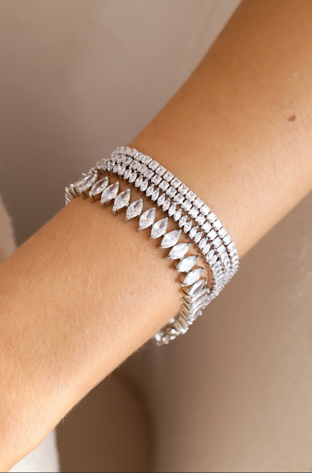 Pulseira Riviera Classic - Cravejada com zircônias