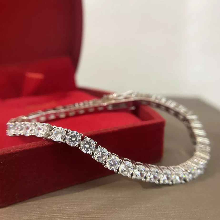 Pulseira Riviera Classic - Cravejada com zircônias