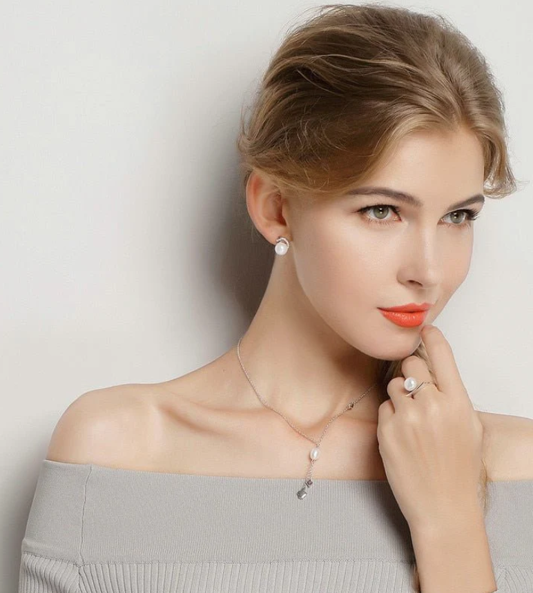 Brinco Pérola Classic - 100% Prata 925