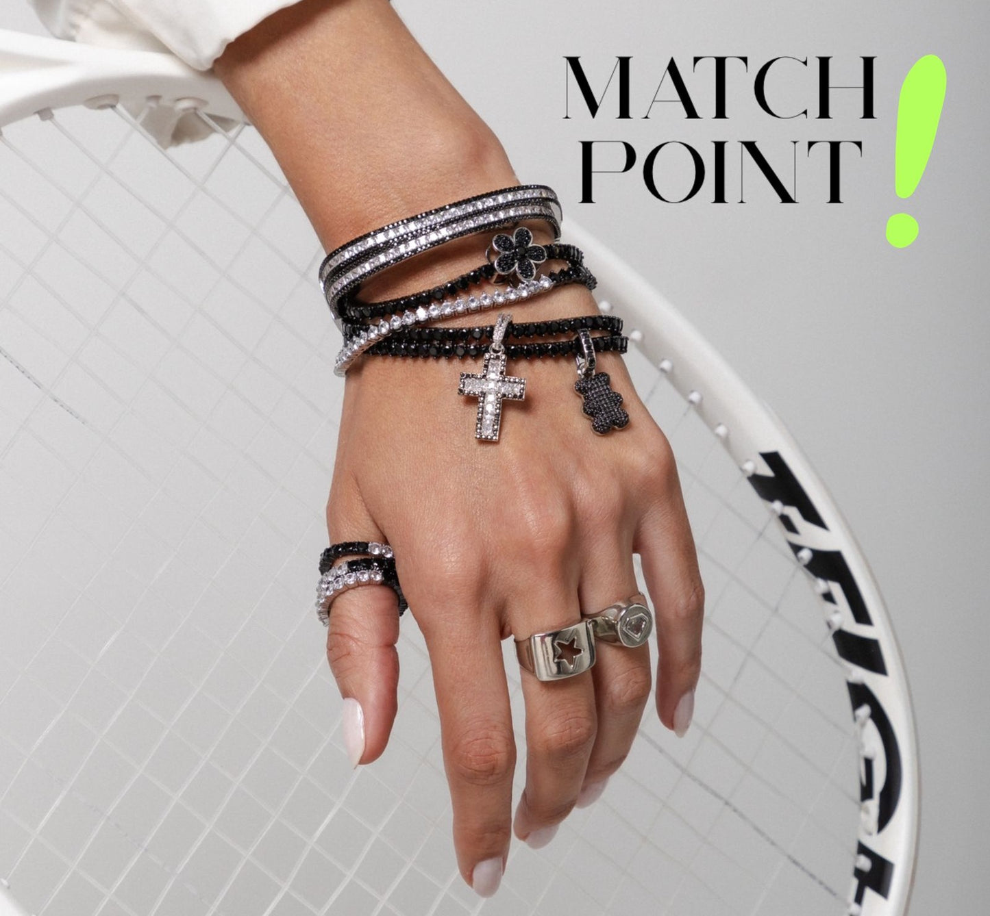 Pingente Urso Style Black - Cravejado com microzircônias