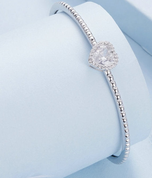 Bracelete Deep Love - 100% Prata 925 com zircônias