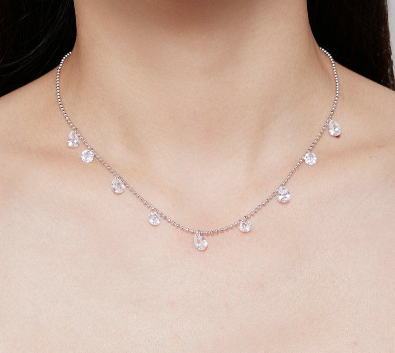 Colar Ruby - 100% Prata 925 com zircônias
