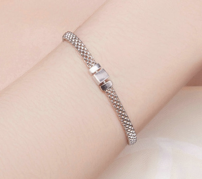 Pulseira Steel Classic - 100% Prata 925