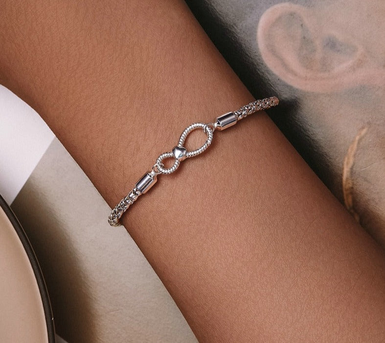 Pulseira Infinite Love - 100% Prata 925