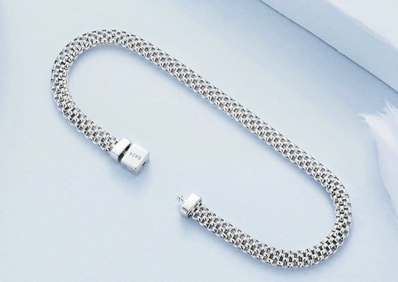 Pulseira Steel Classic - 100% Prata 925