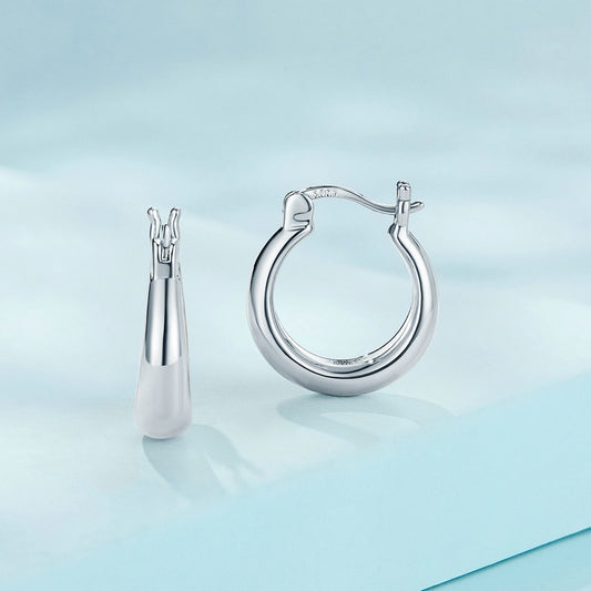 Brinco Argola Classic - 100% Prata 925