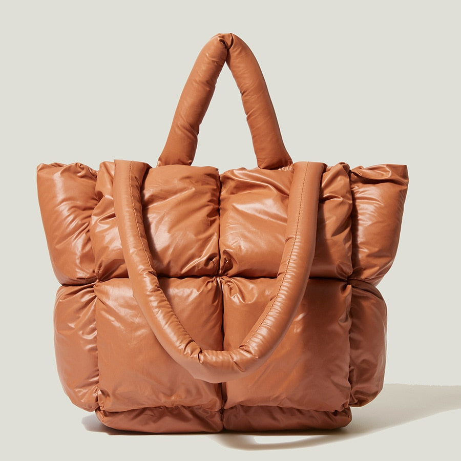 Bolsa Acolchoada de Couro Milão
