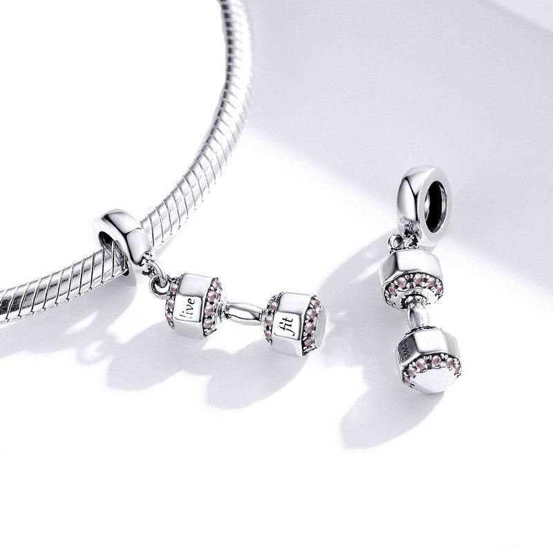 Charm Pendente Halter Fit - 100% Prata 925 com Zircônias