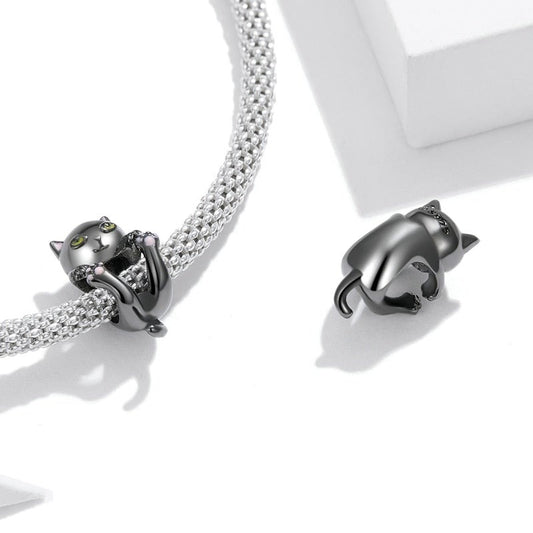 Charms Gatos Fun - 100% Prata 925