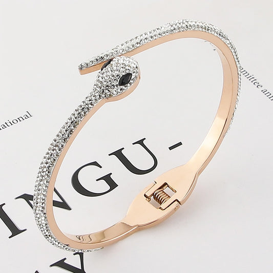 Bracelete de Cobra Golden - Pedrarias