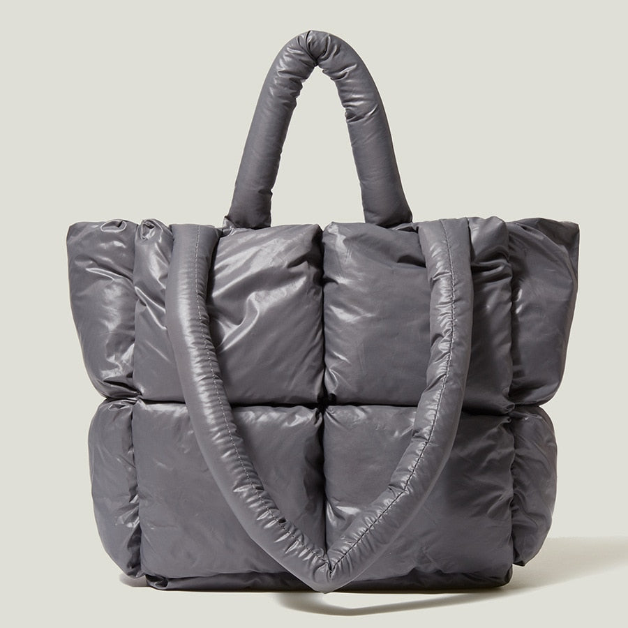 Bolsa Acolchoada de Couro Milão