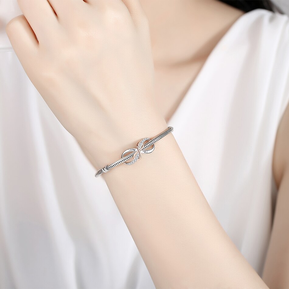 Charm Infinito Silver Rosé
