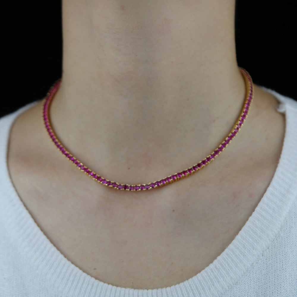 Riviera Pink Diamond - Cravejada com Zircônias
