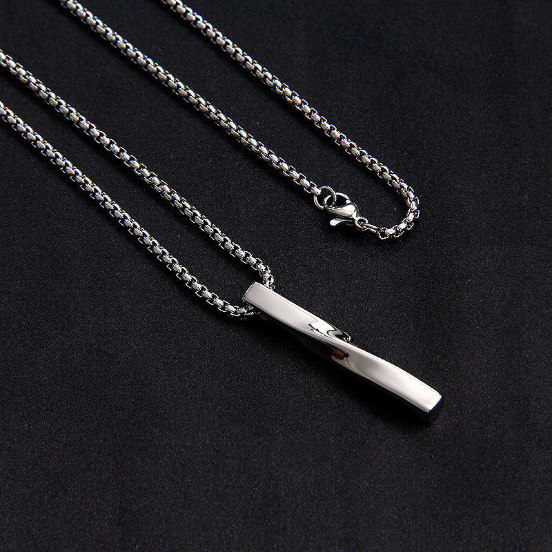 Colar Titanium Silver - 100% Aço Inoxidável
