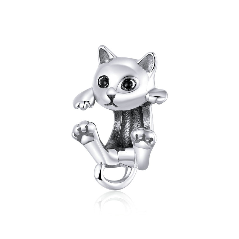 Charms Gatos Fun - 100% Prata 925