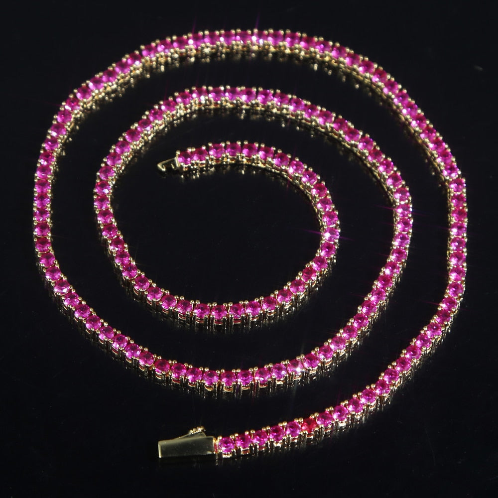 Riviera Pink Diamond - Cravejada com Zircônias