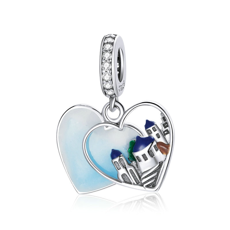 Charm Minha Cidade - 100% Prata 925 Esmaltada