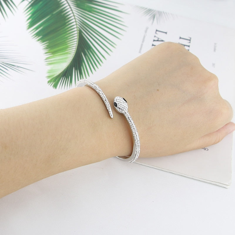 Bracelete de Cobra Golden - Pedrarias