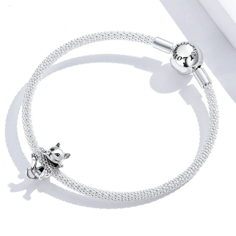 Charms Gatos Fun - 100% Prata 925