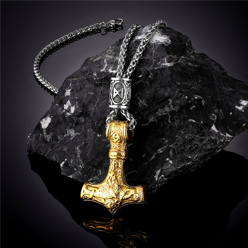 Colar Martelo de Thor - 100% Aço Inoxidável
