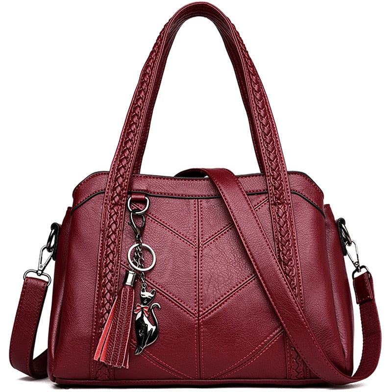 Bolsa Clássica Rouge - 100% Couro Legítimo