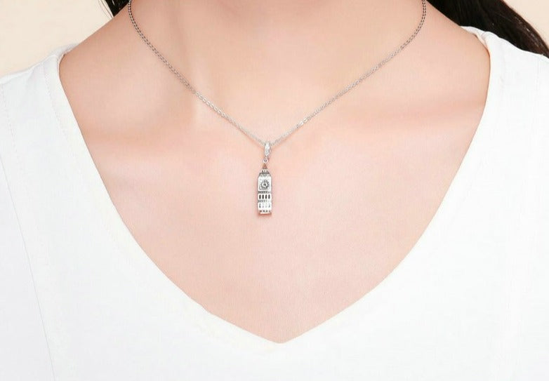 Charm Pendente Big Ben Londres - 100% Prata 925