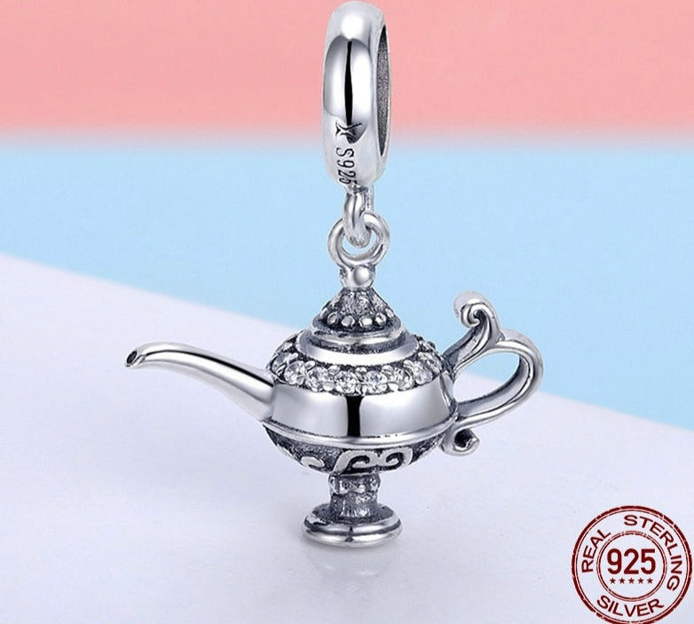 Charm Lâmpada Mágica Prata - 100% Prata 925