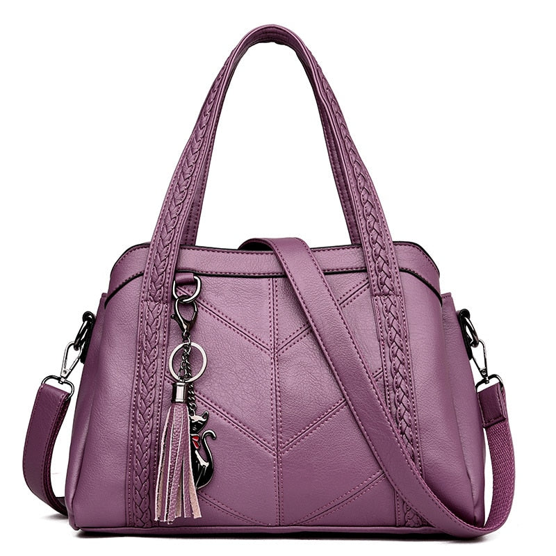 Bolsa Clássica Rouge - 100% Couro Legítimo