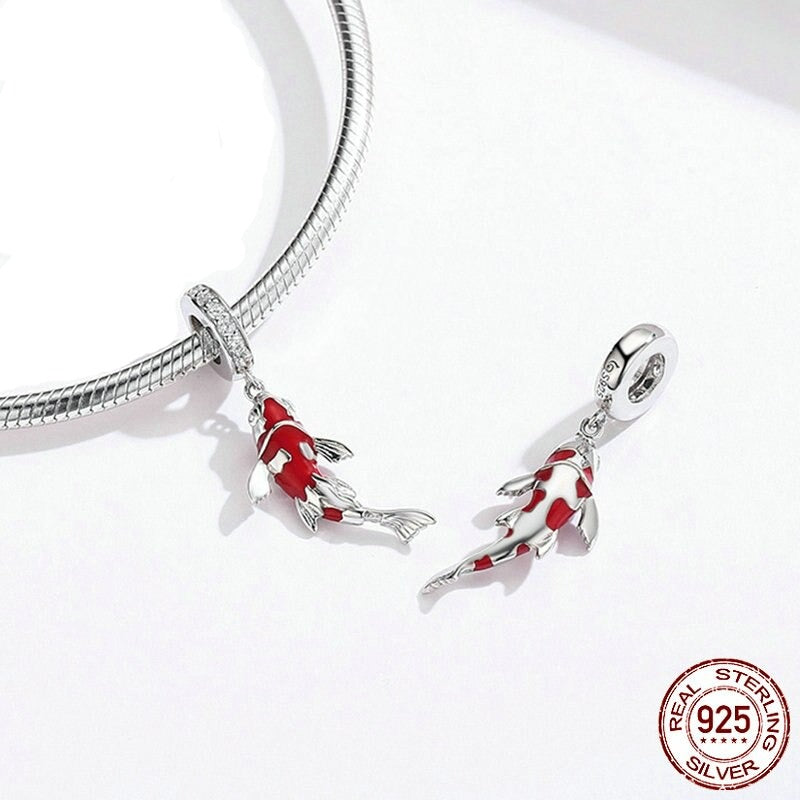 Charm Signo Peixes - 100% Prata 925 com Zircônias