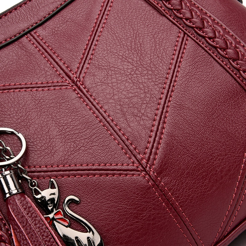 Bolsa Clássica Rouge - 100% Couro Legítimo