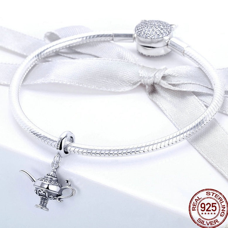 Charm Lâmpada Mágica Prata - 100% Prata 925