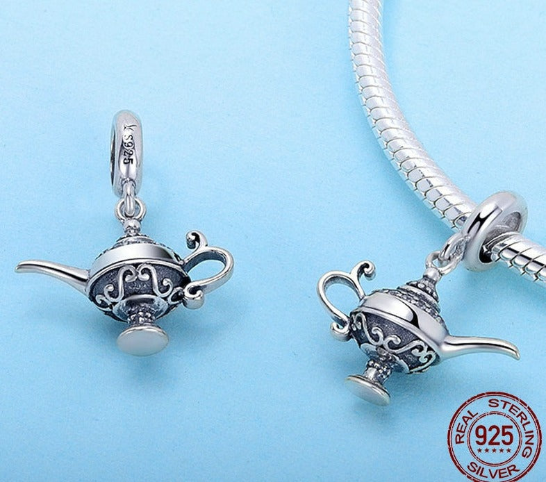 Charm Lâmpada Mágica Prata - 100% Prata 925