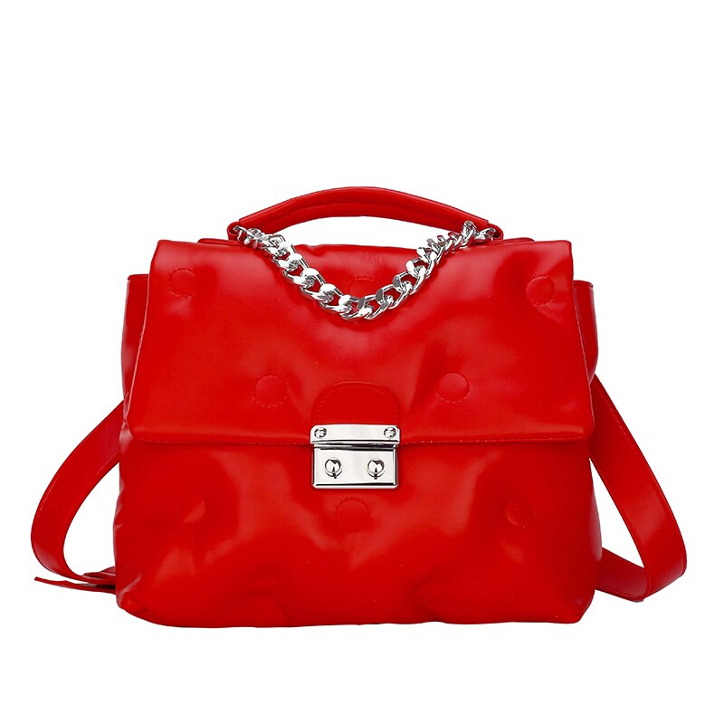 Bolsa Acolchoada de Couro Hope