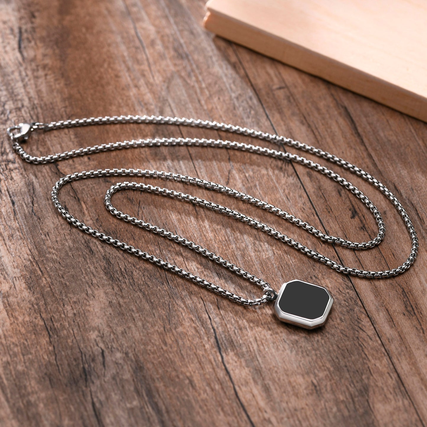 Colar Black Iron - 100% Aço Inoxidável