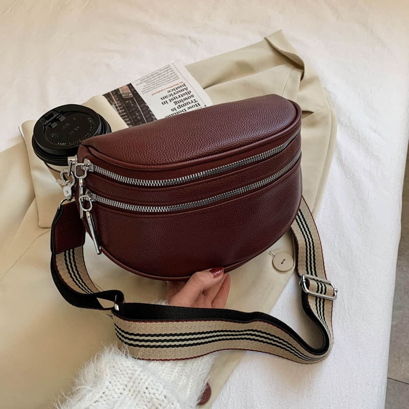 Bolsa de Couro Transversal Ravello