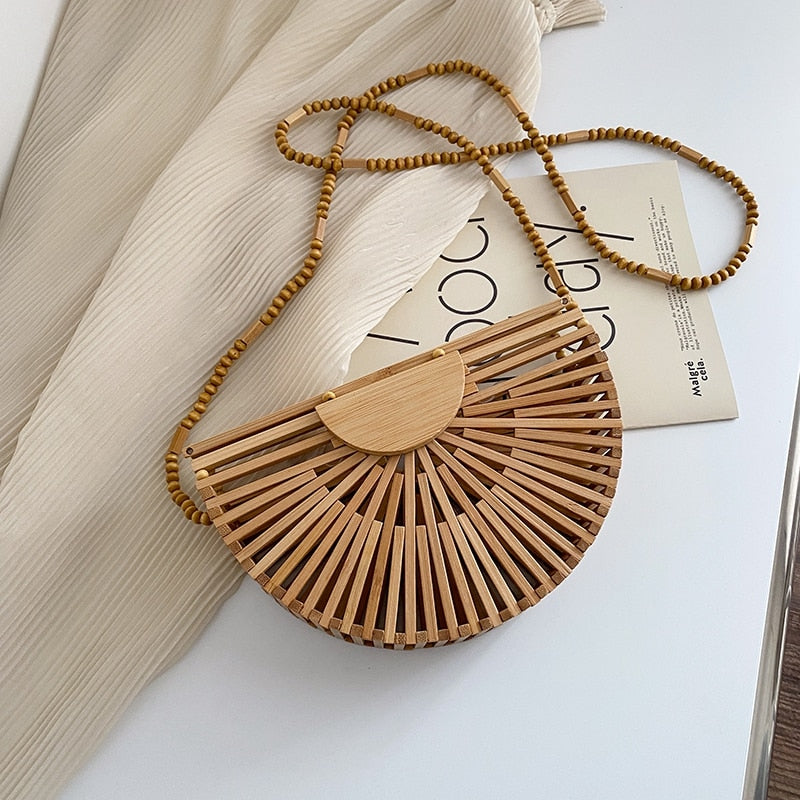 Bolsa Marfim em Bambu Natural