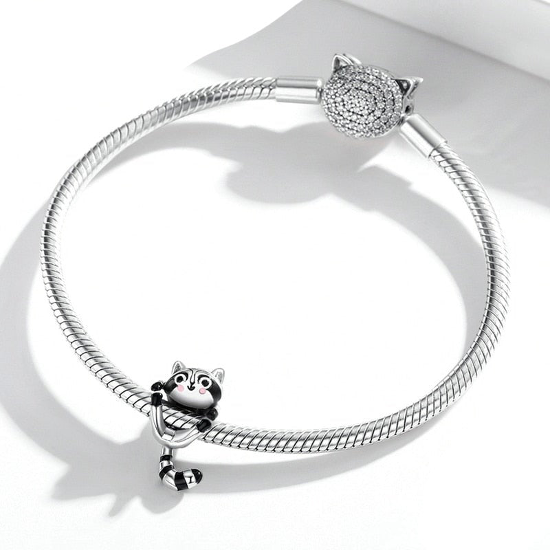 Charms Gatos Fun - 100% Prata 925