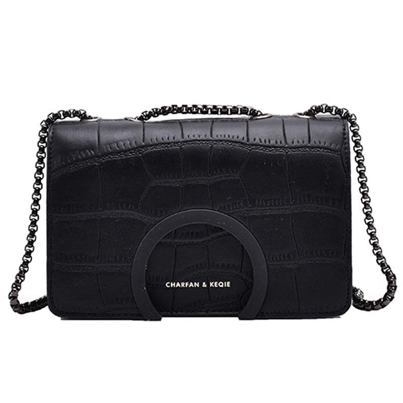 Bolsa de Couro Croco Siena