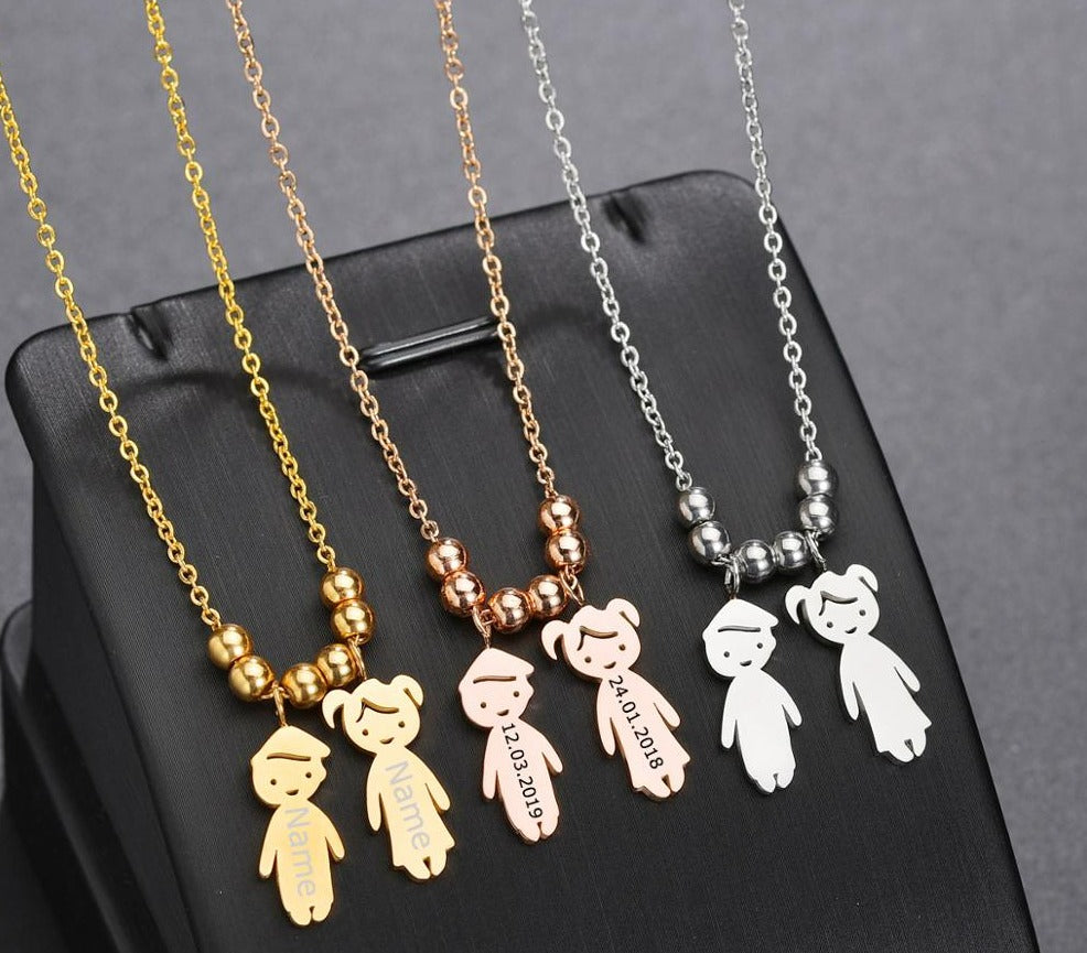 Colar Filhos - Personalizável com Nomes