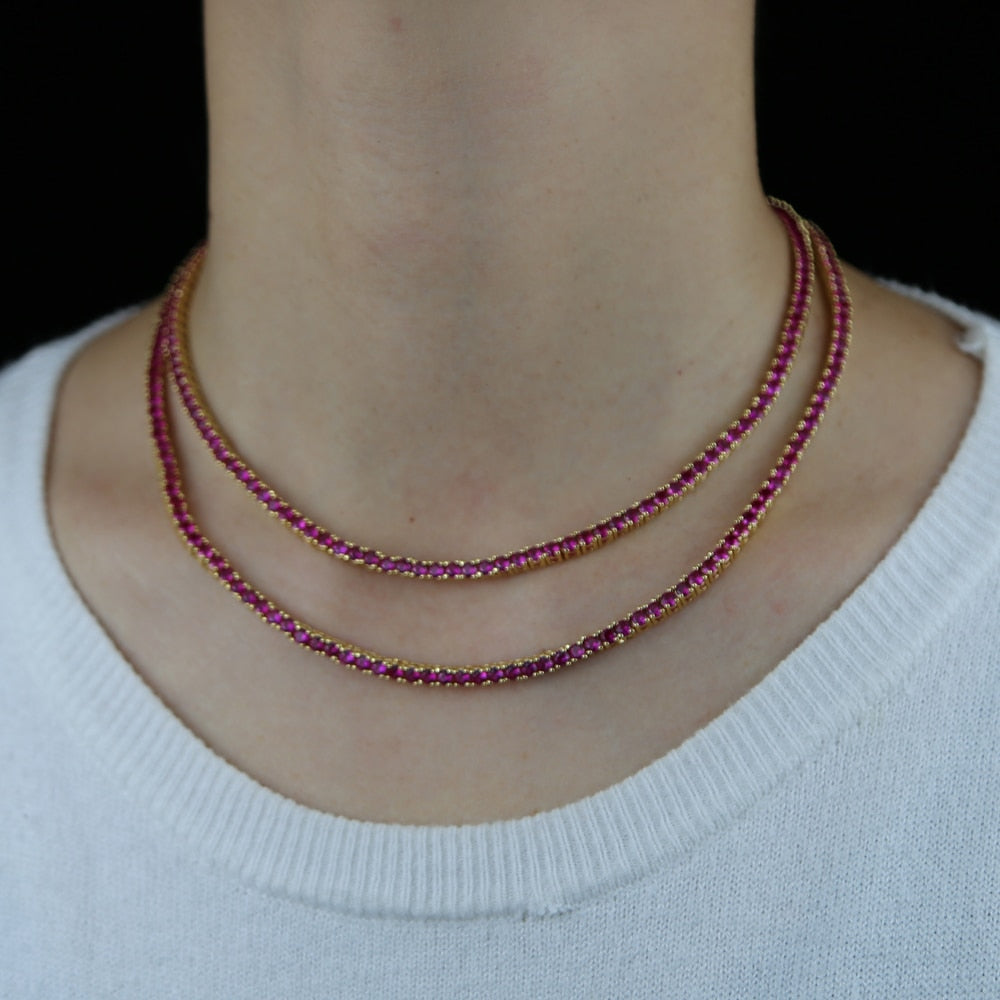 Riviera Pink Diamond - Cravejada com Zircônias