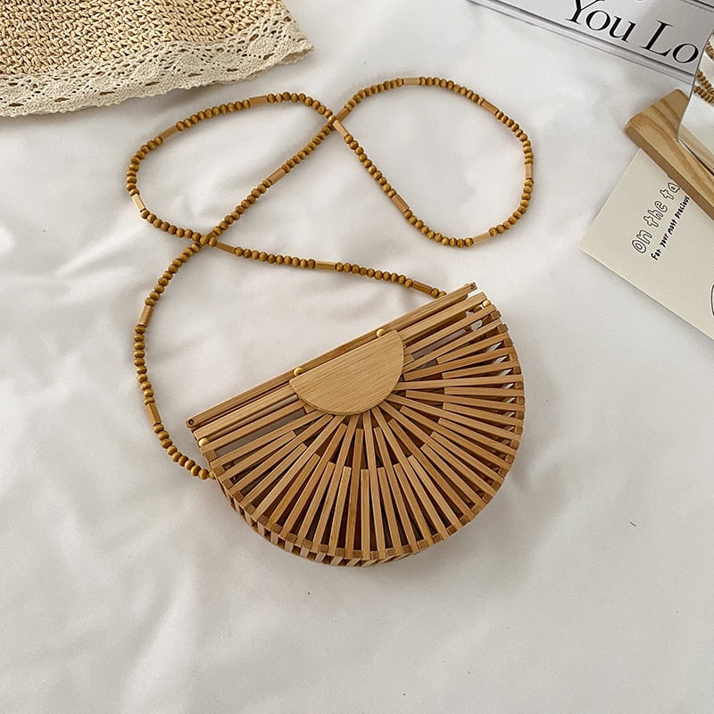 Bolsa Marfim em Bambu Natural