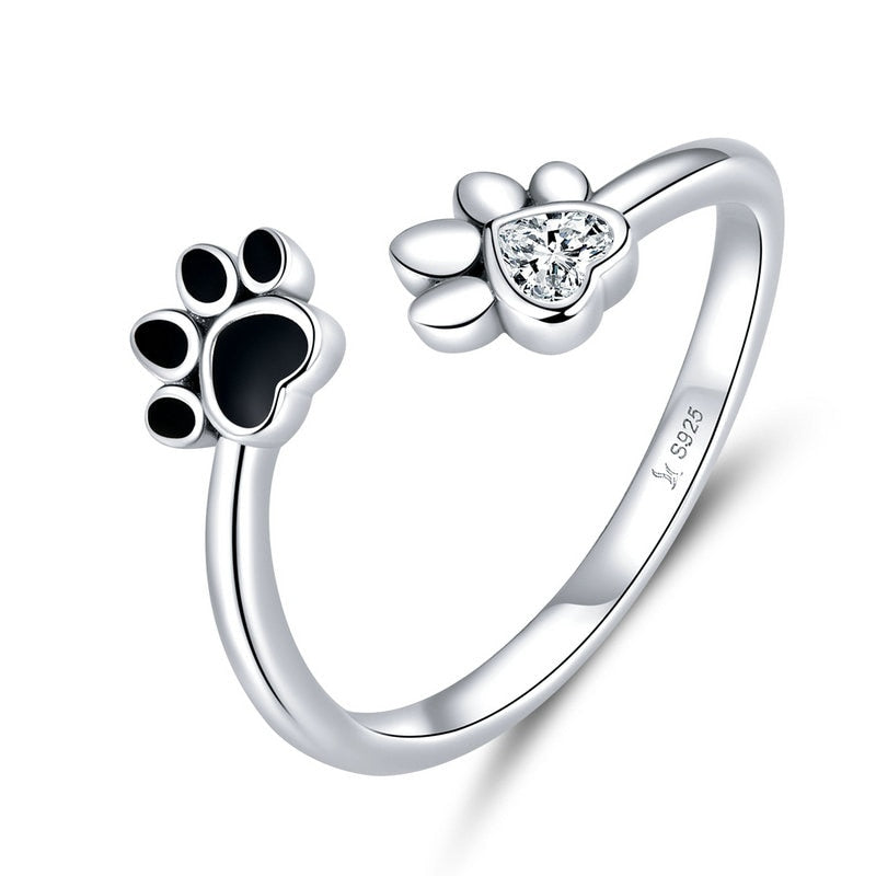 Anel Puro Amor Pet - 100% Prata 925