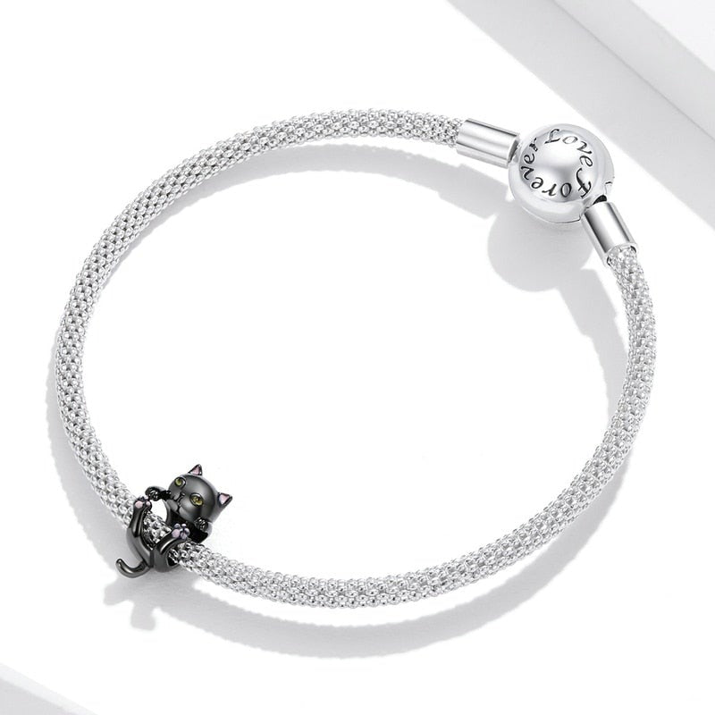 Charms Gatos Fun - 100% Prata 925
