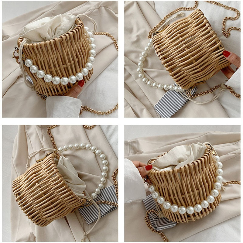 Bolsa de Palha Pérola