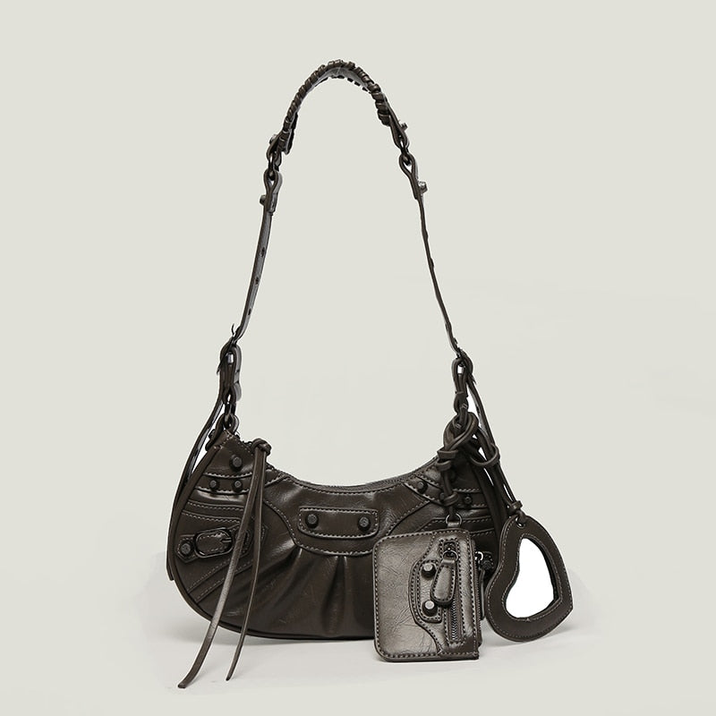 Bolsa Transversal Le Cagole XS - Com Espelho de Coração