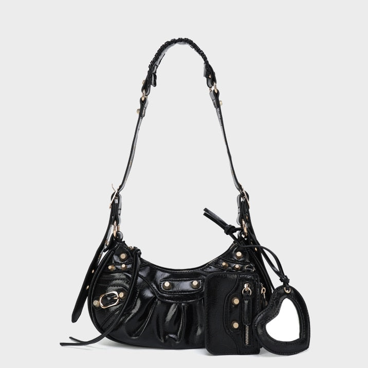 Bolsa Transversal Le Cagole XS - Com Espelho de Coração