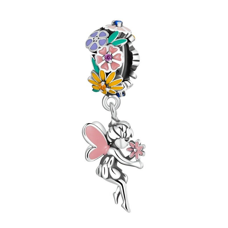 Charms Jardim das Fadas - 100% Prata 925 com Zircônias