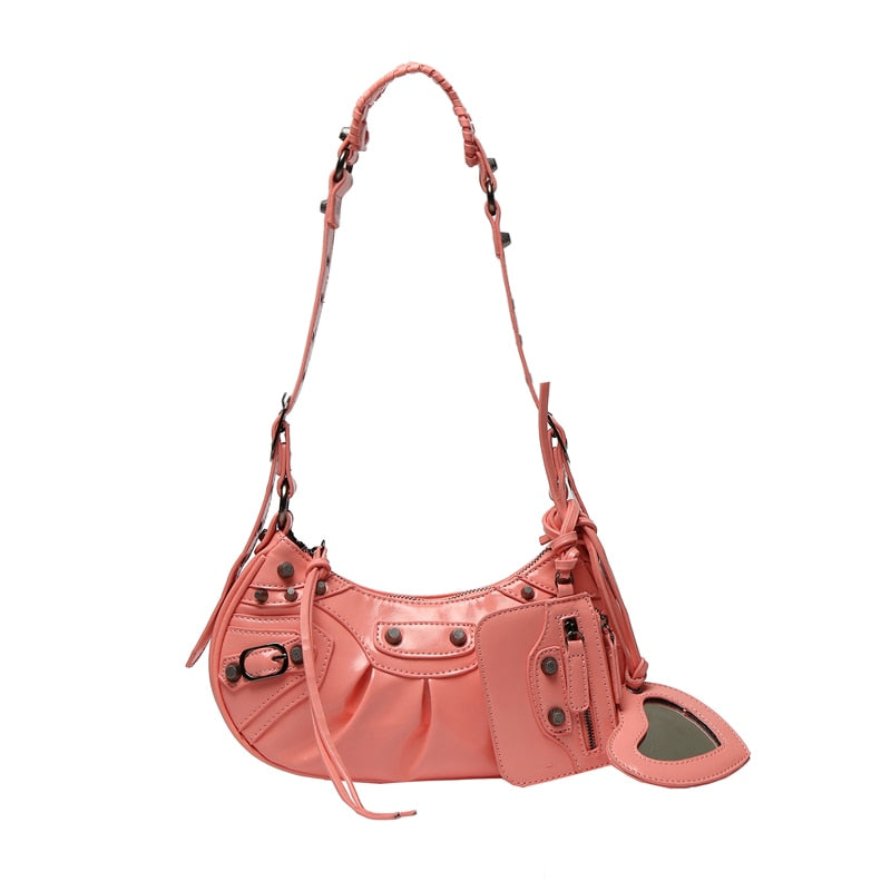 Bolsa Transversal Le Cagole XS - Com Espelho de Coração