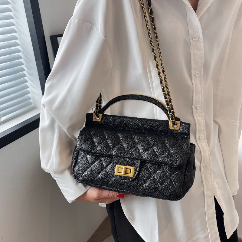 Bolsa de Couro Classic Matelassê